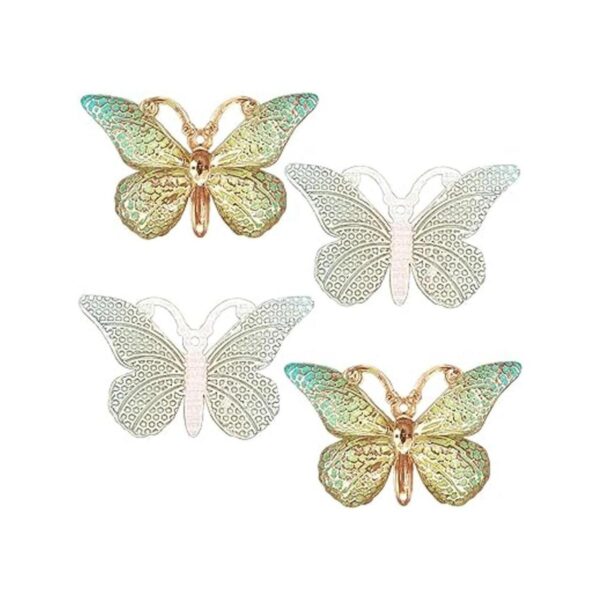 DIYstore 40 dijes de mariposa coloridos con diseño de