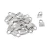 Honbay 20 colgantes de acero inoxidable con bloqueo de