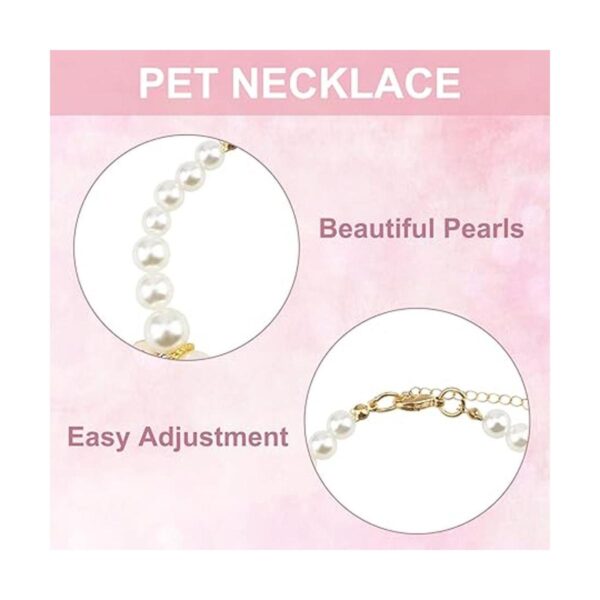 Collar de perlas HACRAHO para mascotas 1 paquete de