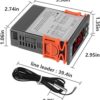 Dorhea STC1000 10A DC 12V controlador de temperatura LED