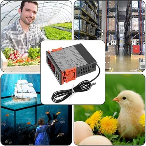 Dorhea STC1000 10A DC 12V controlador de temperatura LED