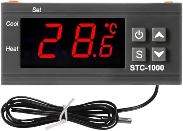 Dorhea STC1000 10A DC 12V controlador de temperatura LED