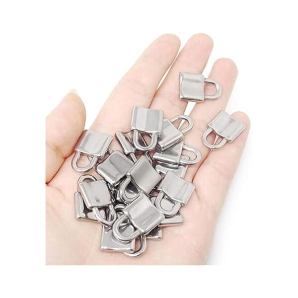 Honbay 20 colgantes de acero inoxidable con bloqueo de