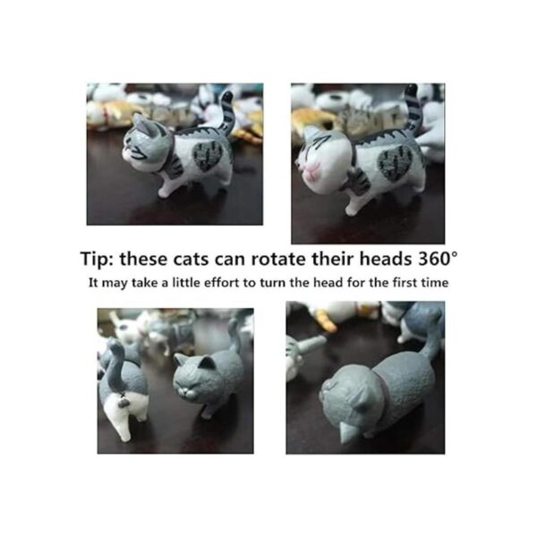 Halloluck Paquete de 9 bonitas figuras de gato en