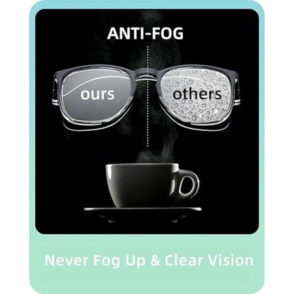 LianSan Oversize AntiFog Safety Glasses Cute UV Protection_3