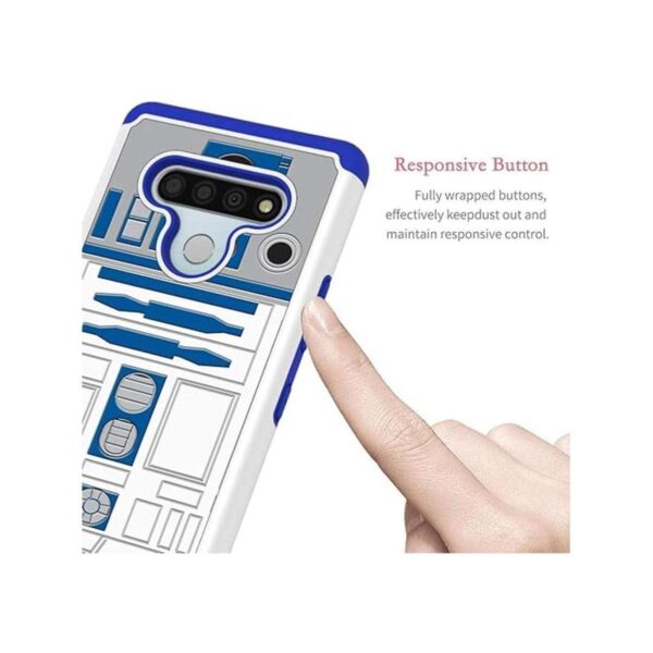 Funda para LG Stylo 6 LG Stylo 6 R2D2 diseño de robot_4