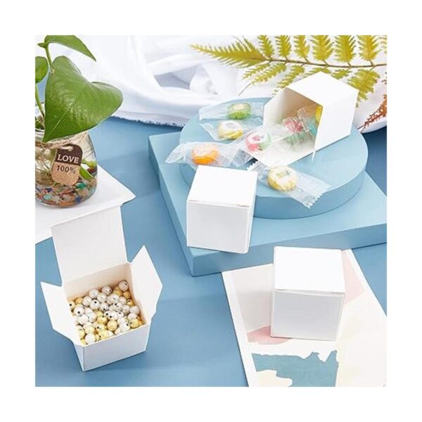 PH PandaHall Caja de papel kraft mini caja de embalaje de