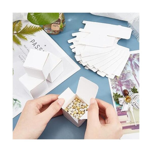 PH PandaHall Caja de papel kraft mini caja de embalaje de