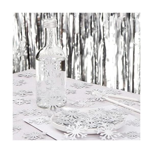 Copo de nieve blanco nieve decoraciones de fiesta de_2