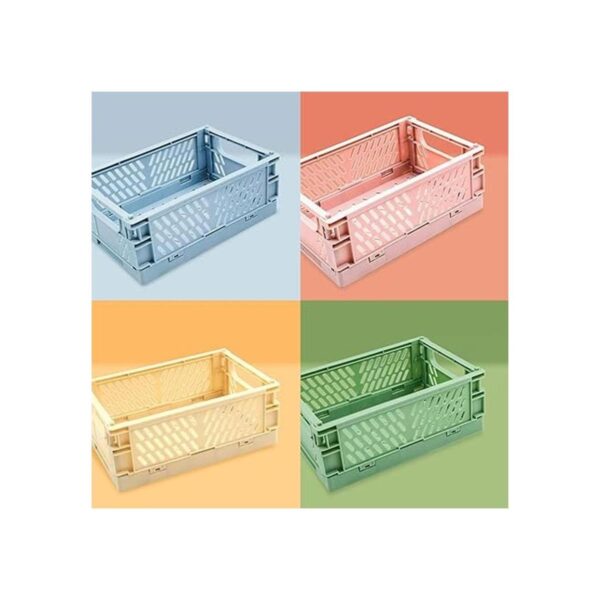 PTSGCAI Paquete de 4 mini cestas de plástico para_4