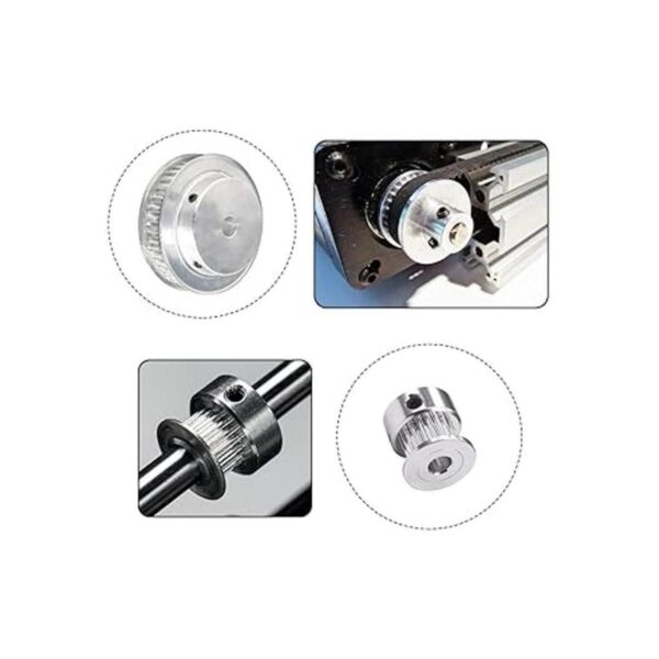Houkr GT2 Rodamiento de polea de aluminio para correa_2