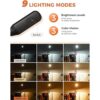 Luz de libro recargable 3 niveles de brillo 3_2