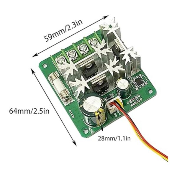 Controlador de velocidad del motor 6V90V DC Bomba de motor