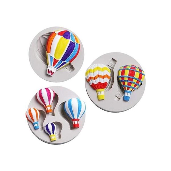 Fewo Juego de 3 moldes para fondant de silicona para