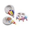 Fewo Juego de 3 moldes para fondant de silicona para