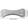 Comfortmedi Paquete de 50 clips Clip elástico marrón de_6