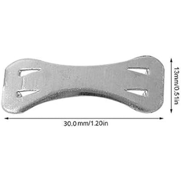 Comfortmedi Paquete de 50 clips Clip elástico marrón de_6