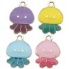 Monnel M363E Colgantes de pulsera de medusas pequeñas de_1