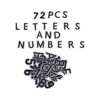 Harsgs 72 piezas de parches de números de letras_1