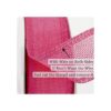 Midi Ribbon Cinta rosa intenso con alambre de 1.5