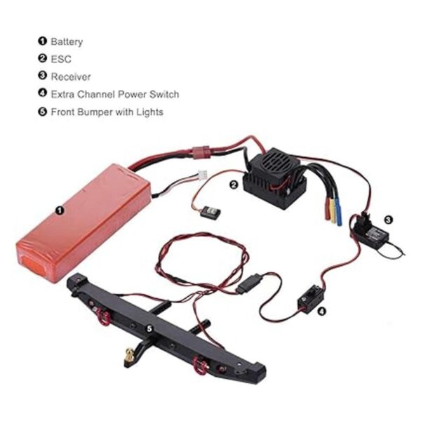 Globact Rc receptor de coche Cable extra extendido con
