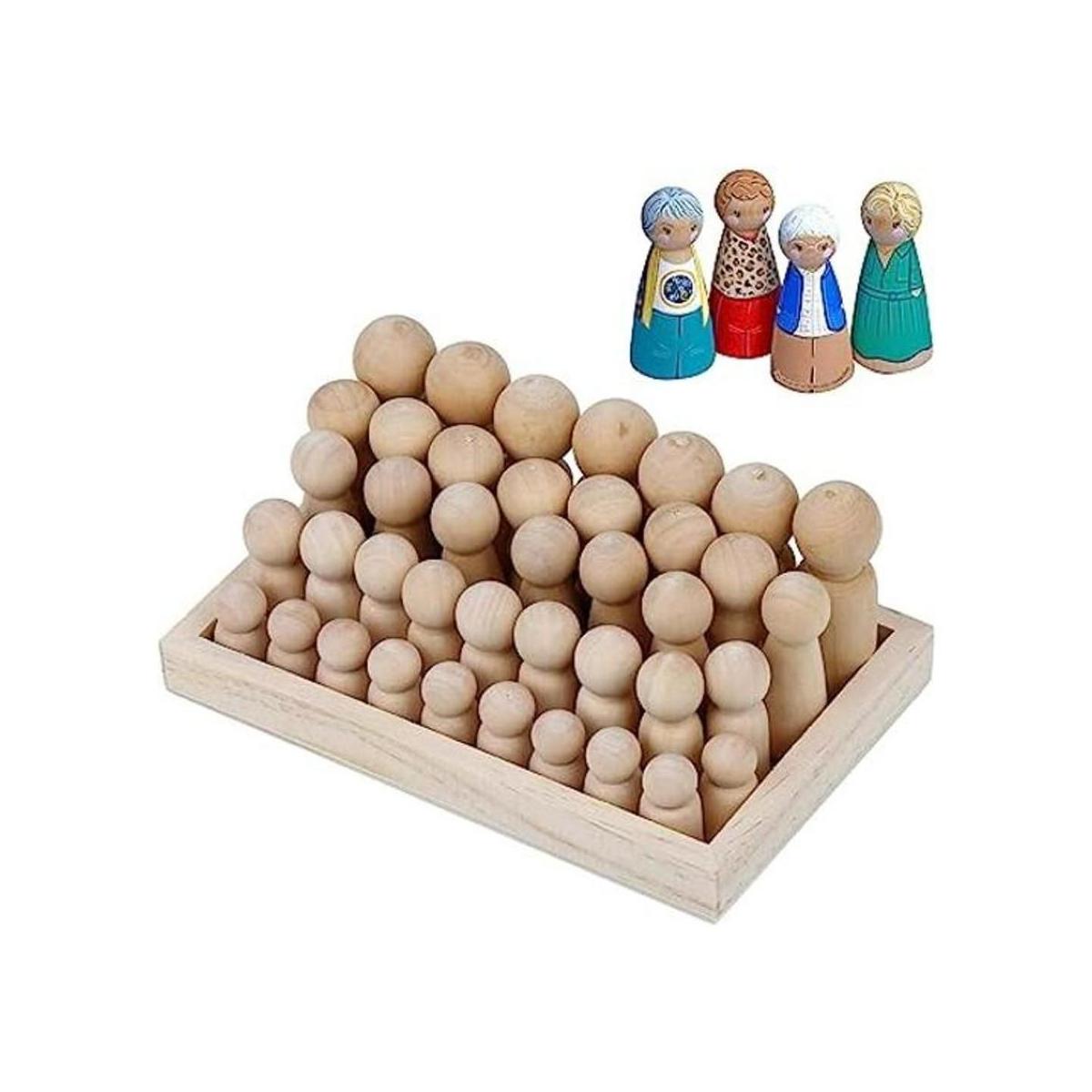 Juego de clavijas de madera de alta calidad con estuche de
