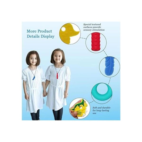 Collares masticables para adultos paquete de 4 collares_6