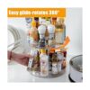 Lazy Susan Bandeja giratoria de 2 niveles para especias