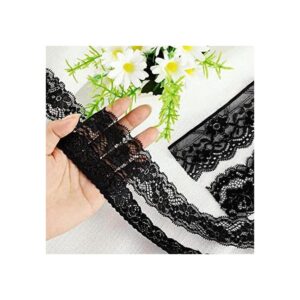 4 rollos de cinta de encaje floral de 24 yardas con patrón