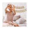 Pancarta preencordada de feliz cumpleaños sin bricolaje