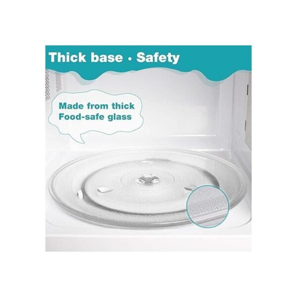 Gemroom Farberware Galanz Bandeja pequeña de cristal para_4
