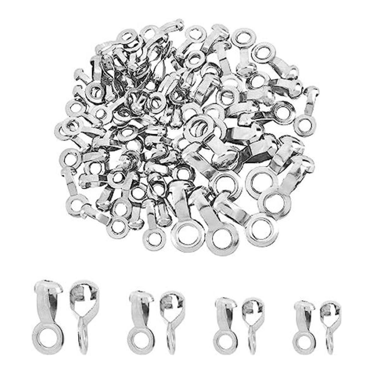 NBEADS 70 conectores de cadena de bola 0.094 in0.118