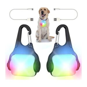 Luces para perros para caminar nocturno luz de collar de