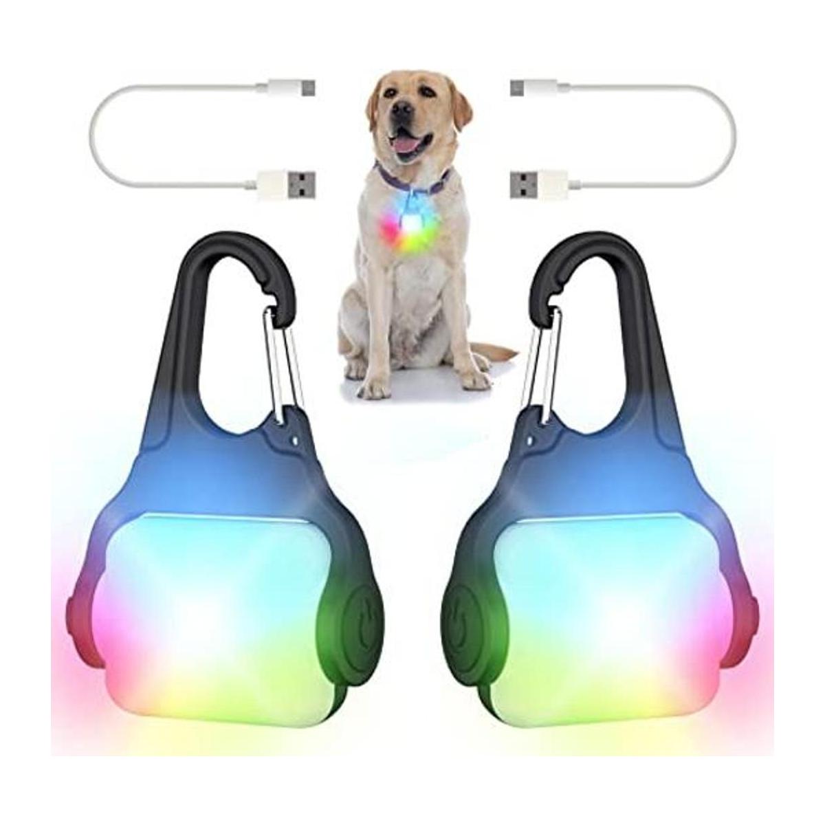 Luces para perros para caminar nocturno luz de collar de