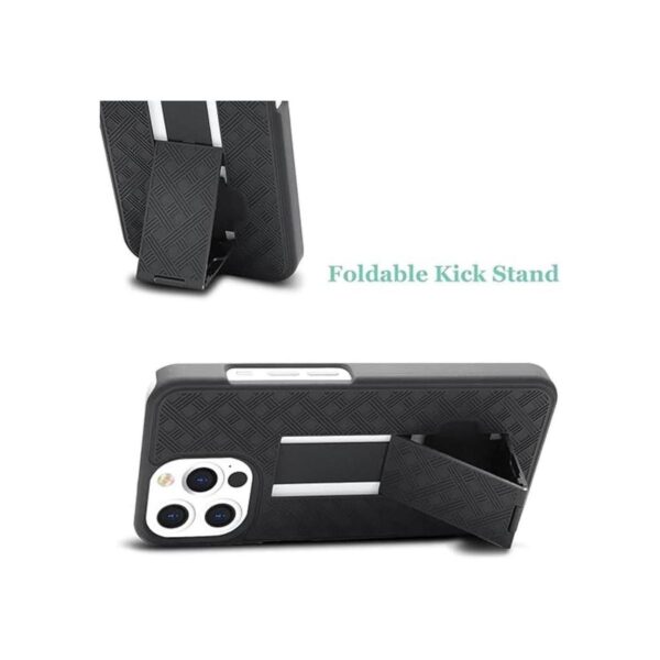 Fingic Funda compatible con iPhone 13 Pro 5G con clip de_5