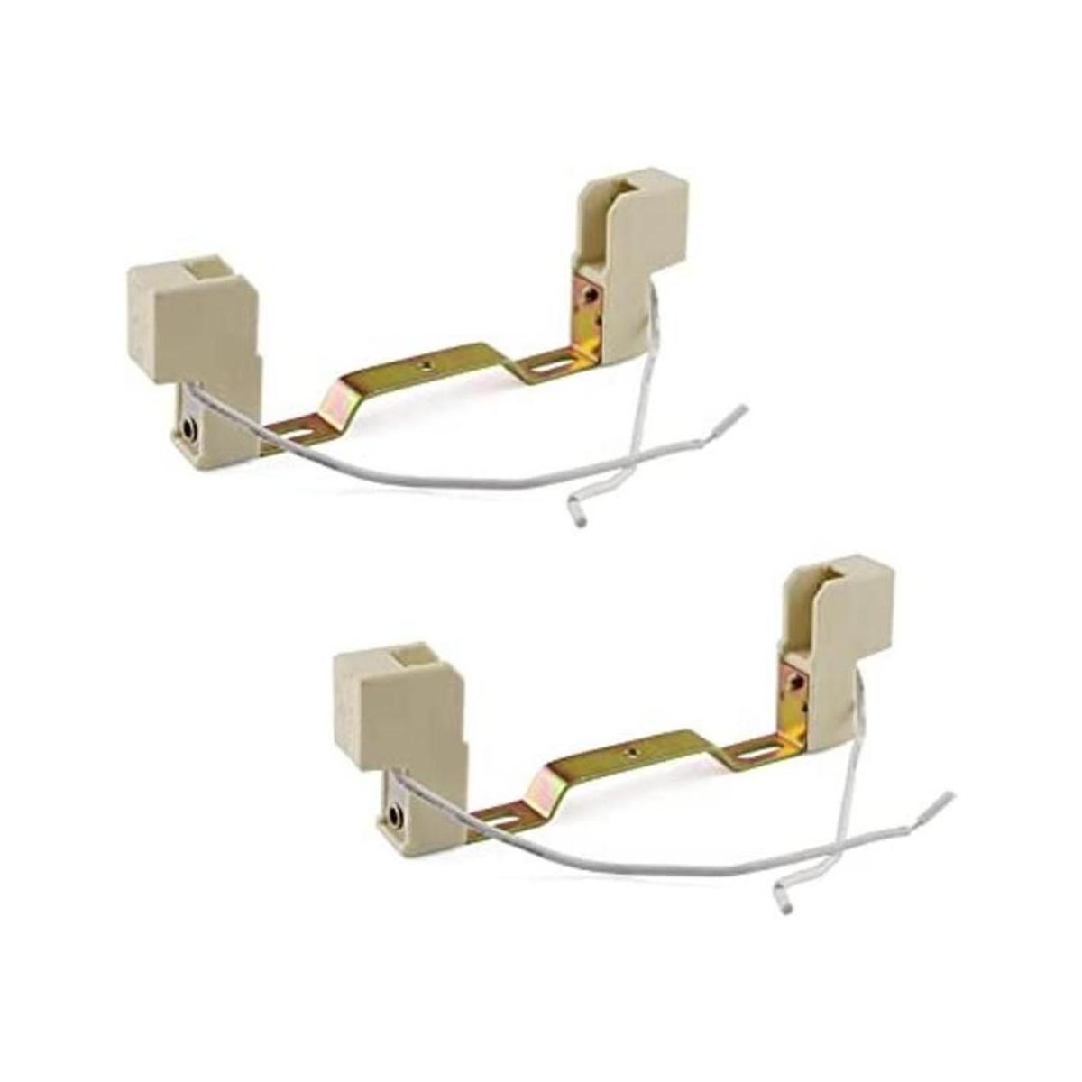 Eoutstanding 2 unids R7S cerámica lámpara base socket