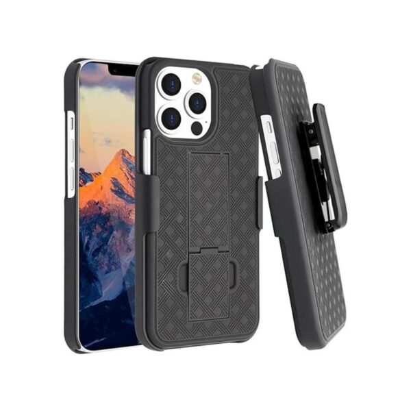 Fingic Funda compatible con iPhone 13 Pro 5G con clip de_1