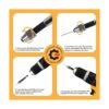 GYROS Portabrocas mini adaptador sin llave vástago_4