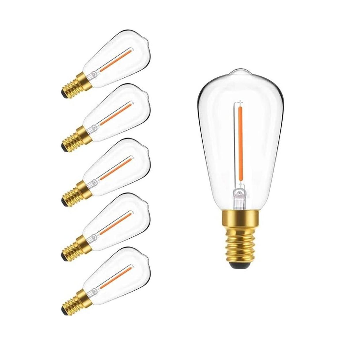 Newpow Edison Bombilla de repuesto para luces de cadena