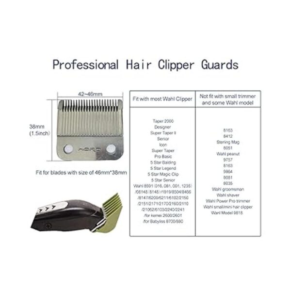 Guías de corte profesional para cortaúñas de cabello_6