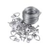 Jovitec Juego de 20 perchas para fotos con tornillos
