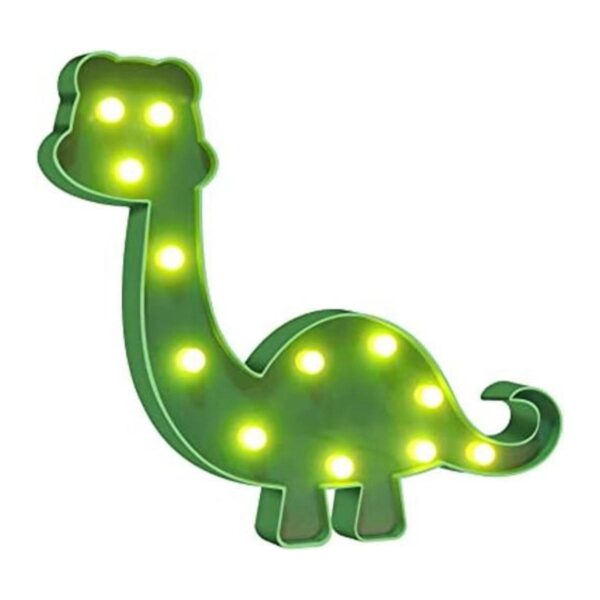 Glintee Luz nocturna de dinosaurio decoración de fiesta