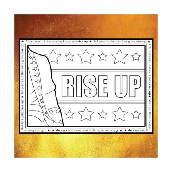 Hamilton Colección Rise Up Páginas para colorear de_3