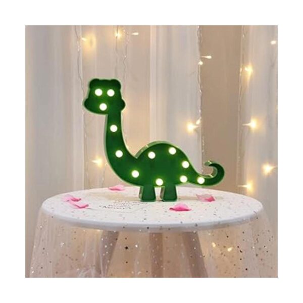 Glintee Luz nocturna de dinosaurio decoración de fiesta