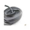 Cordón de cuero genuino plano de 0.394 in tira de cuero