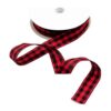 Deloky 50 Yard Large Buffalo Plaid Ribbon1.0 Inch Black