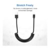 MTAKYI Cable Lightning en espiral para coche paquete de_4