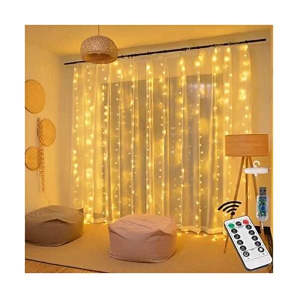 Luces LED de cortina de hadas luces colgantes de pared_1