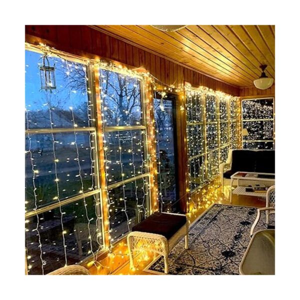 Luces LED de cortina de hadas luces colgantes de pared_5