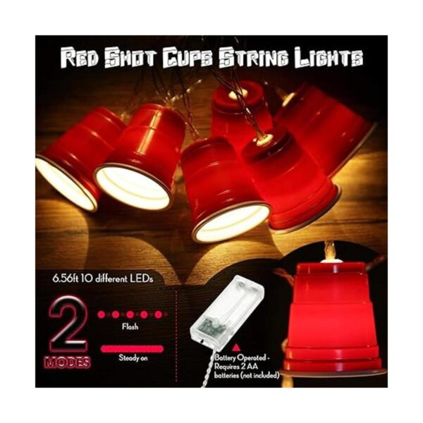 Guirnalda de luces para fiestas mini tazas de disparo_2